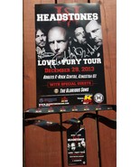  Headstones Autographed Poster Kingston Krock Ctr Concert Glorious Sons ... - $95.97 CAD