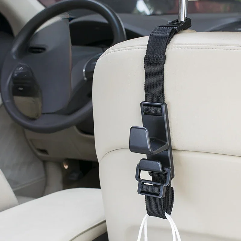 1pcs Universal Car Seat Back Hook Adjustable Auto Fastener Clip Shopping Bag - £11.46 GBP