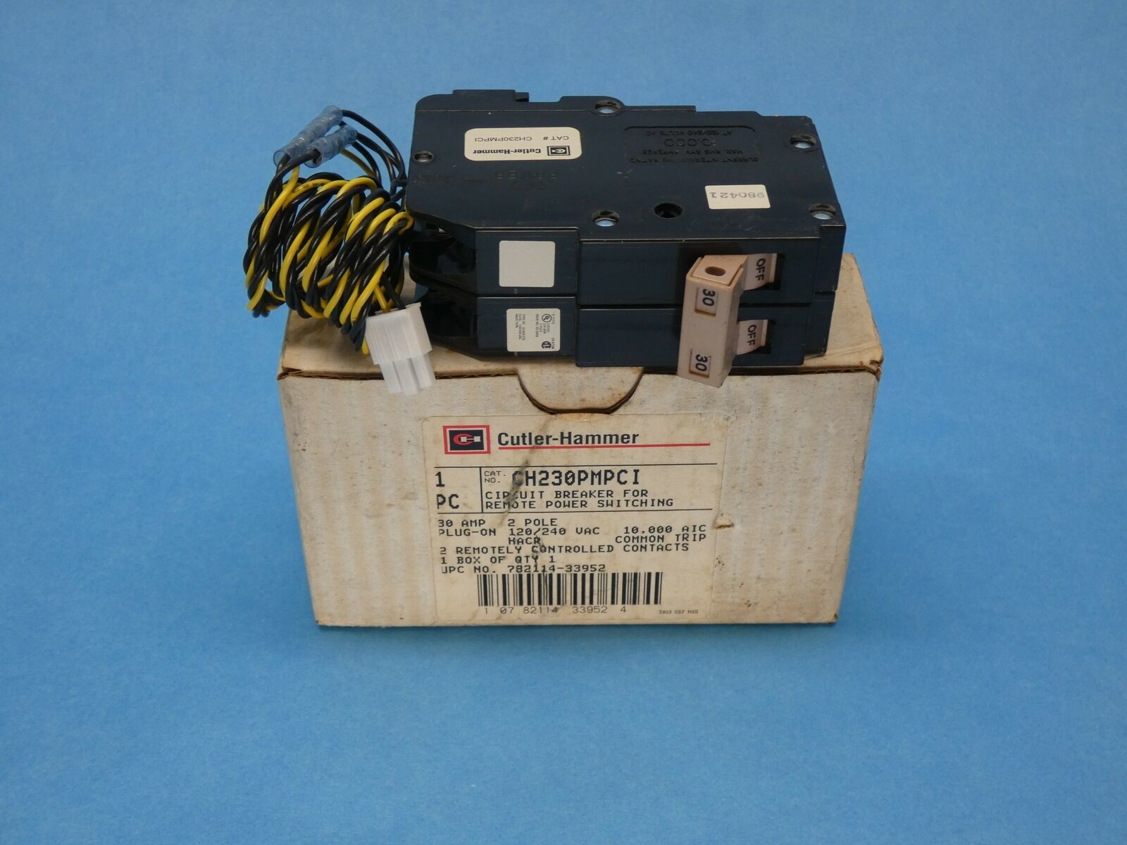 Cutler Hammer CH230PMPCI Power Manager Circuit Breaker 2 Pole 30 Amp 120... - $49.99