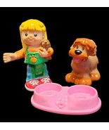 Fisher Price Little People Shopkeeper Susan and Her Sheepdog 2008 Posable - $301.41 MXN