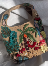 Zara Bnwt 2024. Multicoloured Beaded Mini Bucket Bag Tropical Print. 6525/310 - £79.94 GBP