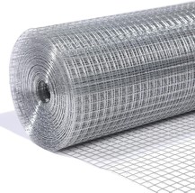 1/4 Hardware Cloth 24inch x 50foot 23 Gauge Hot-Diped Galvanized After Weldin... - £33.62 GBP