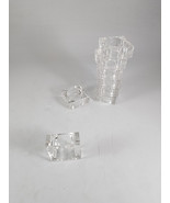 Acrylic Clear Square Shape Napkin Rings Set of 8 - $29.69