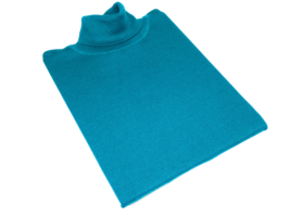 Men PRINCELY Turtle neck Sweater From Turkey Soft Merino Wool 1011-80 Teal - £55.94 GBP