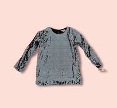 Vintage 70-80s Bergdorf Goodman Disco sequin black top Tunic New S - $1,091.49 MXN
