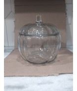Anchor Hocking Clear Glass Pumpkin Cookie/ Snack Jar, Dunkin Donuts Coll... - £23.53 GBP