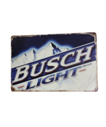 Busch Light Vintage Style 11.5x8 Tin Metal Bar Sign Poster Man Cave Coll... - $12.30 CAD