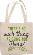 Make Your Mark Design Floral Reusable Tote Bag Tote Bag, Novelty, Merchandise fo - £17.11 GBP