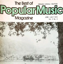 1974 The Best Of Popular Magazine Song Book Organ Vocal Guitar Sheet Mus... - $19.99