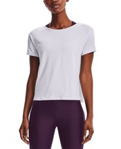 Under Armour Womens Activewear UA Tech Open-Back T-Shirt color White Size XL - £29.77 GBP