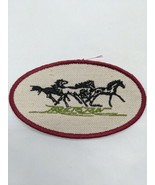 Free To Run Horse Embroidered Iron On Patch 4.25&quot; - $24.06