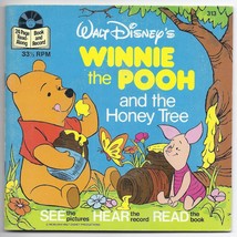 Disneyland Book &amp; Record Winnie The Pooh and the Honey Tree 33 13 RPM - £15.03 GBP