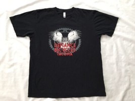 Black t-shirt  Defiance Bicycles Tacoma Owl American Apparel Large L - £15.81 GBP