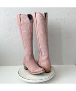 Lane SANDAGA Knee High Blush Pink  Cowboy Boots 5.5 Womens Cowgirl Weste... - $6,330.88 MXN