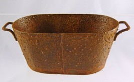 NEW Town Square Miniatures Dollhouse Miniature Oval Rusty Wash Tub 1:12 ... - £8.94 GBP