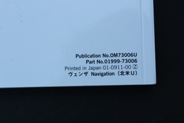 2010 TOYOTA VENZA OWNER'S AND OPERATOR'S MANUAL BOOK K4682 image 3