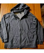 Nike SB 6.0 Hoodie Jacket Mens XXL Pockets Charcoal Gray Full Zip 2XL Sw... - £16.74 GBP