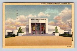 Louisiana State Exhibit Building Shreveport  LA Louisiana  Linen Postcar... - £2.30 GBP
