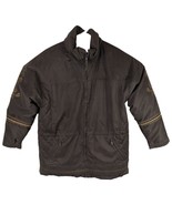 Cabelas Goose Down Coat Jacket Womens Medium Embroidered Missing Coyote ... - $158.40