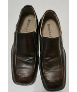 Borelli Matthew Brown Square Toe Loafers Men&#39;s Dress Slip-On Shoes 32108... - €16,93 EUR