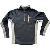 SIMMS Fishing Products Pull Over 1/4 Zip Jacket Black Poly Blend Size Small - £36.48 GBP
