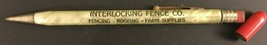 Interlocking Fence Co. Vintage Mechanical Pencil - Morton Buildings - £14.59 GBP