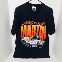 Vintage Mark Martin 1994 Mens Large T Shirt NASCAR Valvoline Ford Thunderbird VG - £31.08 GBP