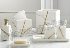 Marble Brass Bath Accessories – Timeless Elegance for Your Bathroom - $18,719.28 MXN
