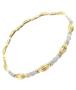 Authentic! Tiffany &amp; Co 18k Yellow + White Gold 4ct Diamond Candy Necklace - $348,688.69 MXN