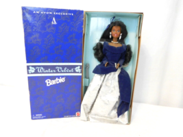 Avon Winter Velvet African American Barbie Doll Special Edition Mattel 1... - £31.15 GBP