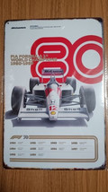 F1 1980s World Champ Grand Prix racing metal wall poster decor Tin Sign ... - $19.00