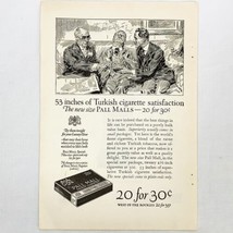 Vintage 1920&#39;s Pall Mall Famous Cigarettes Cigarette Advertising Print Ad   - £5.18 GBP