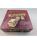 Vintage 1997 Yahtzee DELUXE EDITION Gold-Flecked Dice Game - $371.00 MXN