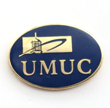 UMUC University of Maryland University College Blue Gold Tone Pin Tie Tack - £10.03 GBP