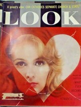 LOOK Magazine FEB 16 1960 Valentines Day Issue Colorful Coke Ad - £12.40 GBP