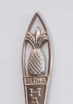 Collector Souvenir Spoon USA Hawaii Pineapple Aloha Cut Out Handle - £2.39 GBP
