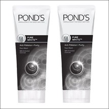 Pond&#39;s Pure White Anti Pollution Face Wash, 100 g (pack of 2) free shipping - $34.54