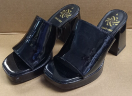 Sam &amp; Libby Women&#39;s Kaia Platform Mule Sandal Black - Size US 6.0 - $16.39