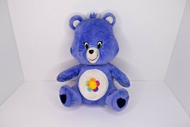 Kellytoy Care Bears 2016 Harmony Bear Plush 12&quot; Stuffed Toy Rainbow Flower - £8.49 GBP