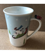 STARBUCKS COFFEE MUG TEA CUP 2011 AIRPLANE WINTER SKATING SLED Christmas... - $238.34 MXN