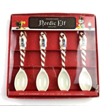 Williams Sonoma Spoons Christmas Nordic Elf Holiday Set of 4 Svein Solem - $19.18