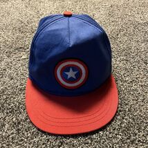 Kids Youth Captain America Snapback Cap Hat Marvel Avengers S/M 4-7yr - $11.08 CAD