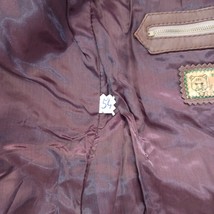 Rom-Blanexim Men’s Brown Leather Romanian Vest Size 54 image 6