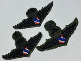 THAILAND, PARACHUTIST, PARAWINGS, POLICE, AIRBORNE, CLOTH, GROUP OF 3, S... - £14.85 GBP