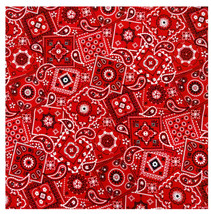 Waverly Inspirations Bandana Fabric, 100% Cotton, 1 Yard Precut, Poppy Red - £7.15 GBP