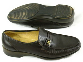 Nunn Bush Dark Brown Leather Loafers Shoes Men’s Size 8.5 D US Excellent... - $28.17