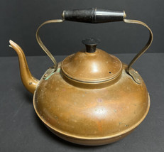 Douro Tin Lined Copper Tea Pot Water Bakelite Handle Top Knob Portugal V... - $37.39