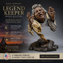 Mark Hopkins " Legend Keeper" Bronze Sculpture Made in USA - $2,821.50
