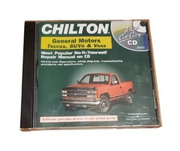 Chilton - General Motors Trucks, Suvs, Vans - Repair Manual Cd - £10.84 GBP