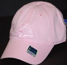 Columbus Blue Jackets Reebok Tonal Pink Women&#39;s Hockey Cap Hat - £12.65 GBP